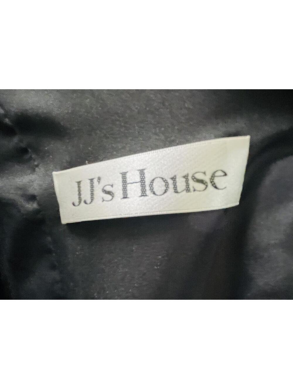 JJ's House Black Embroidered Floral Tulle Evening Dress with Ruffled Sleeves L - Picture 3 of 10